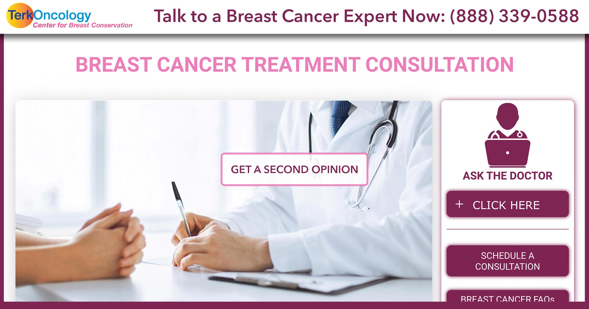 Breast Cancer Treatment Consultation | Terk Oncology - Fl