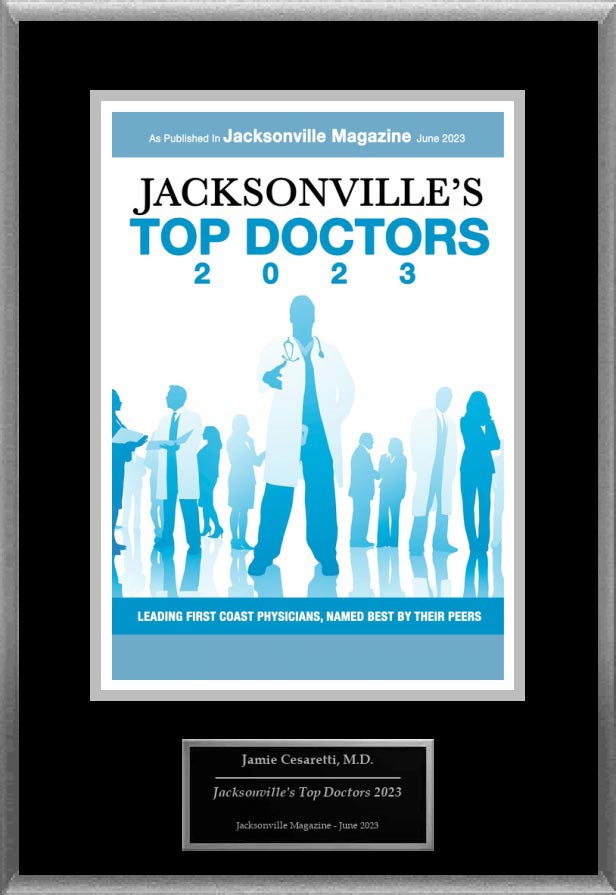 Jamie Cesaretti, MD: Jacksonville Magazine Top Doctors 2023
